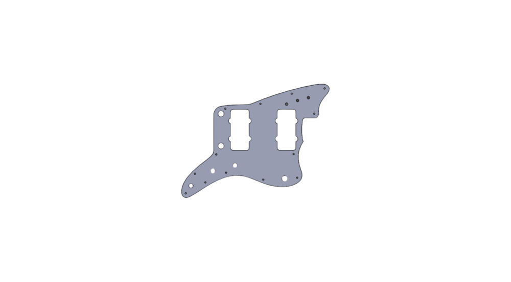Jazzmaster pickguard(mini toggle)